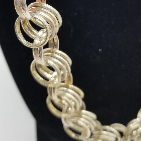 Silver Plated Picenes Necklace - Picture 11 of 11